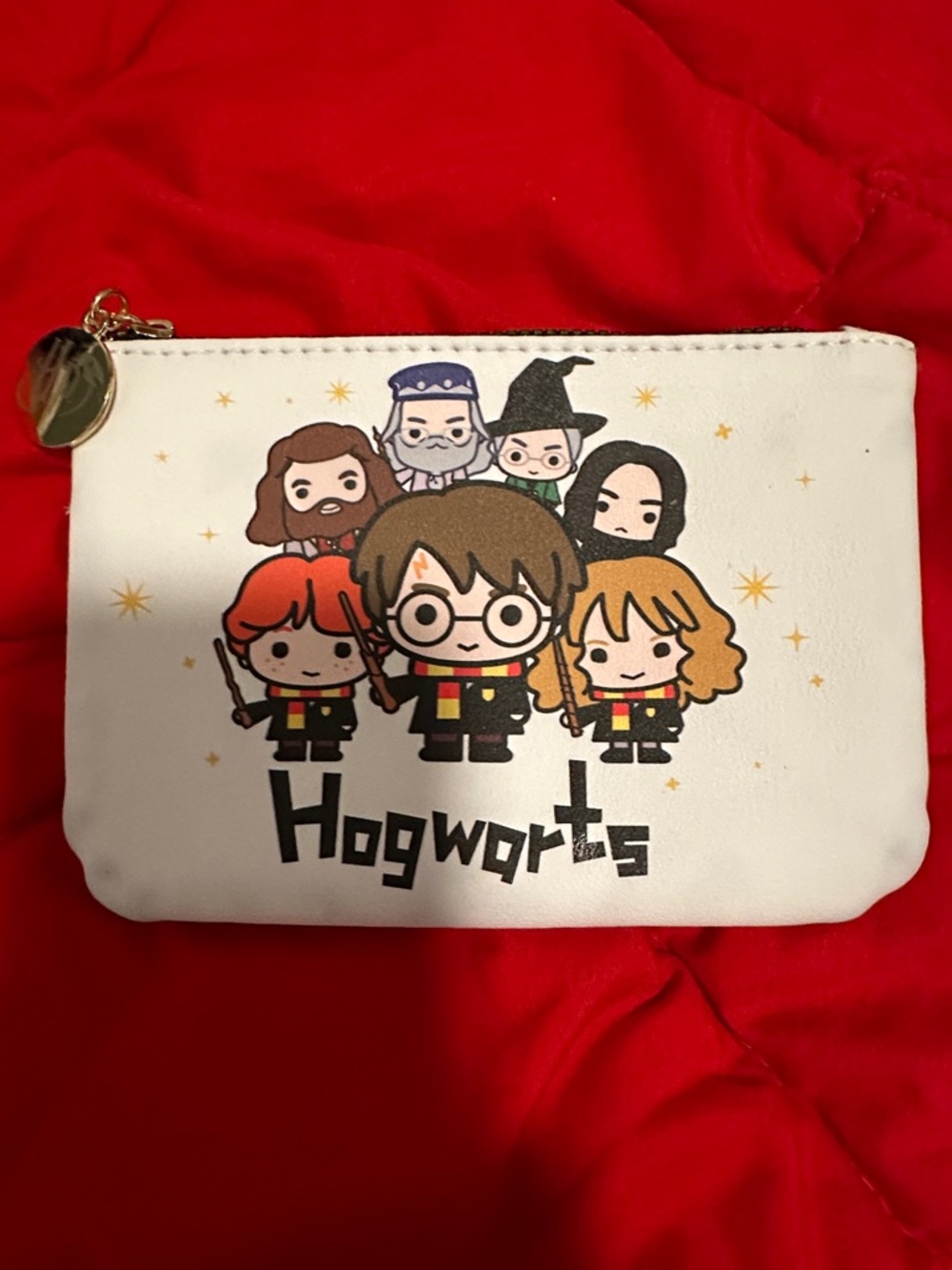 Primark White Hogwarts Character Pouch